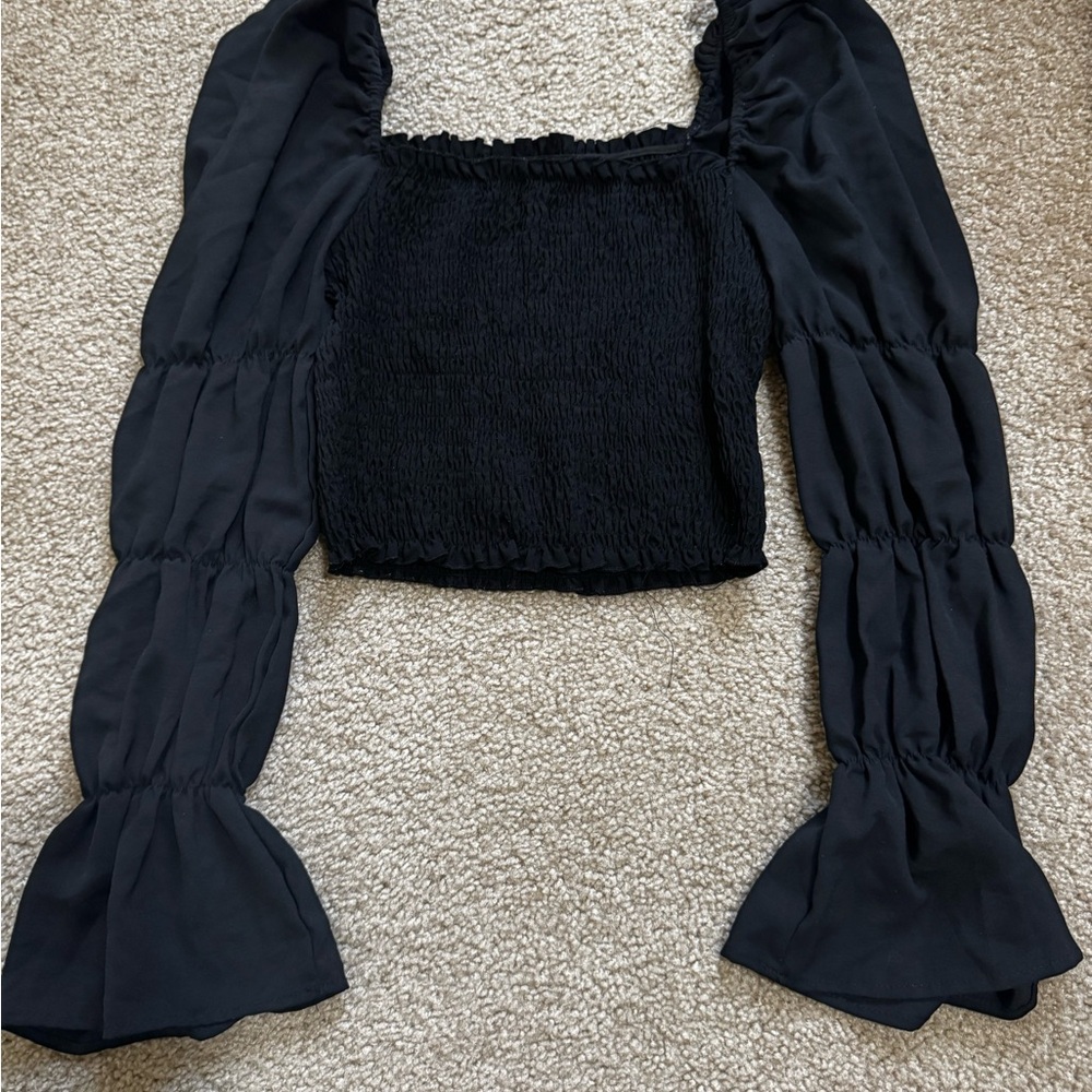 Elegant Black Women's Top
